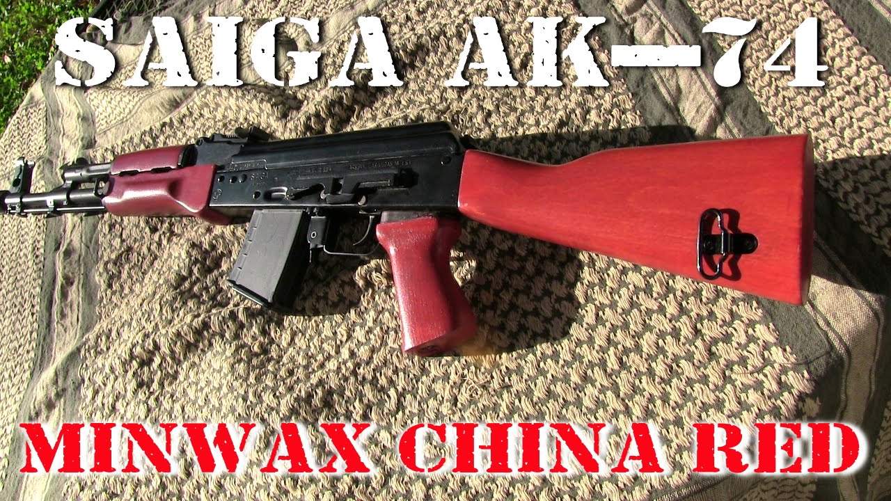 Minwax China Red On My Saiga Ak 74 Furniture Youtube