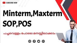 Minterm |Maxterm |canonical representation of boolean functions| SOP| POS|computer Fundamentals