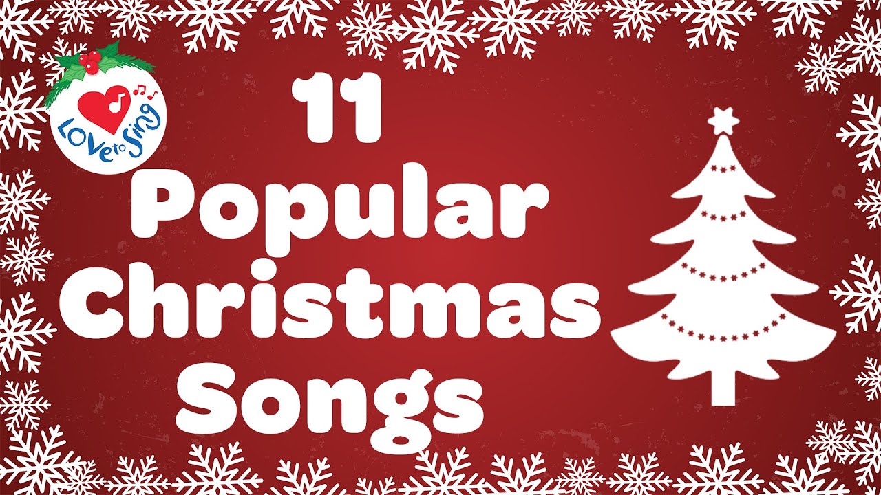 Top 11 Christmas Songs With Lyrics 2022 🎅 - Youtube