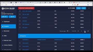Staking and Voting in DDK Blockchain
