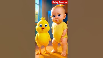 Chicken Duck Dance With Little Baby #baby #duck #chicken #aigenerated #shorts #trending #youtube