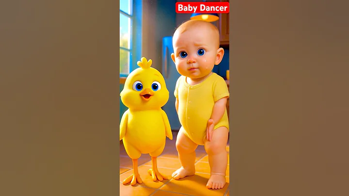 Chicken Duck Dance With Little Baby #baby #duck #chicken #aigenerated #shorts #trending #youtube