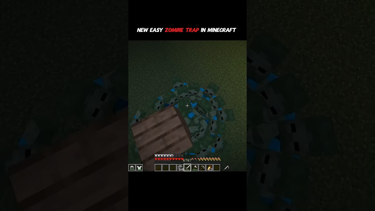 The ULTIMATE Zombie Defense: Easy Lava Trap Tutorial! 🔥 