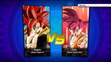 Dragon Ball Xenoverse SSJ4 Gogeta Vs SSJG Goku
