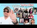 HAPPY 1000 SUBSCRIBERS celebrate na yan.