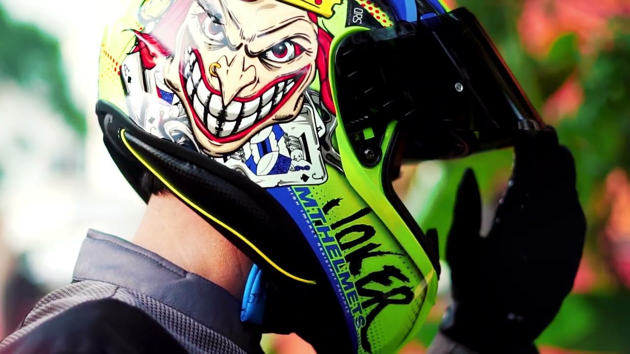 MT Targo Joker Helmet/ECE, DOT & ISI Certified Motorcycle Helmet