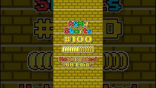 ASMW Shorts 100: Hot-Footed 100 Coins | SMM2 | #shorts #mario
