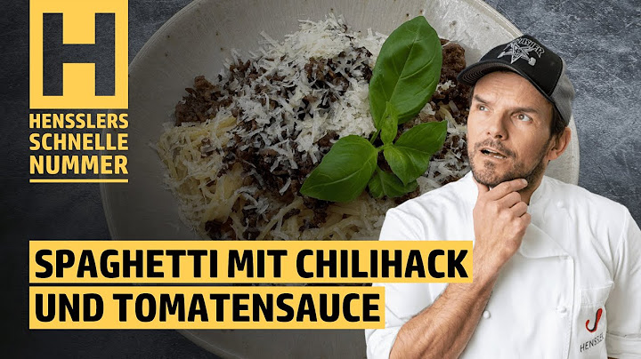 Quick spaghetti with chili mince and tomato sauce Recipe by Steffen Henssler