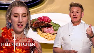 Gordon Is Impressed By These Two Steak Dishes | Hell's Kitchen