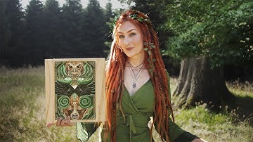 Life of an Artist in the Danish forest | How I make Nordic Fantasy Art