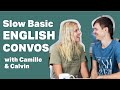 Slow basic english conversation learn english with camille