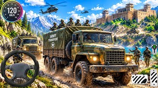 Army Truck Driving Cargo Game - Indian Offroad Army Truck Driving 3D 2026 - Andriod Gameplay screenshot 3