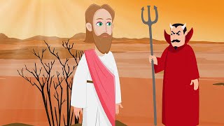 Jesus Tempted || Temptation of Jesus  Bible Story