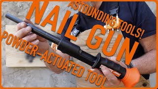 Astounding Tools! The Powder Actuated Nail Gun #diy #construction #tools Astounding Tools! The Powder Actuated Nail Gun #diy #construction #tools
