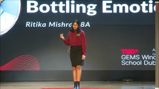 Masking And Bottling Emotions Ritika Mishra Tedxgems Winchester School Dubai Youth