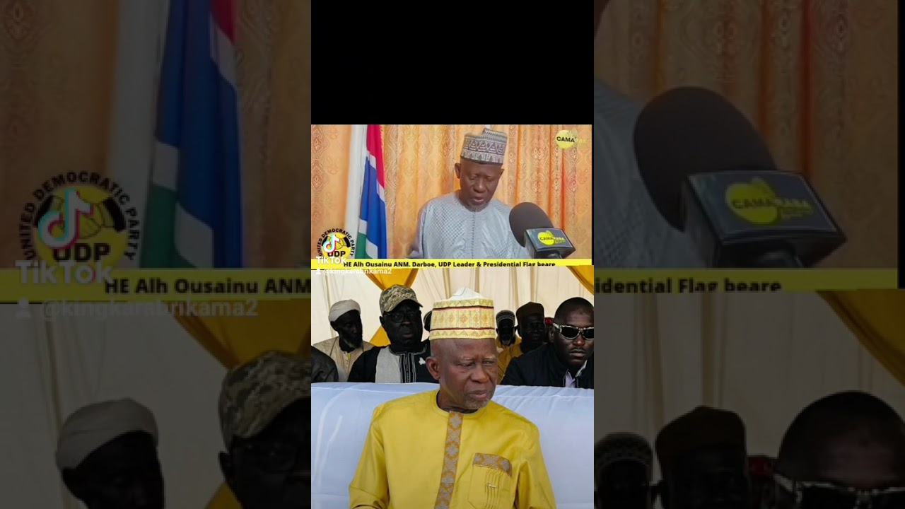 Hon. Alhaji ANM Ousainu Darboe, Party Leader of the United Democratic Party (UDP), on Christmas 