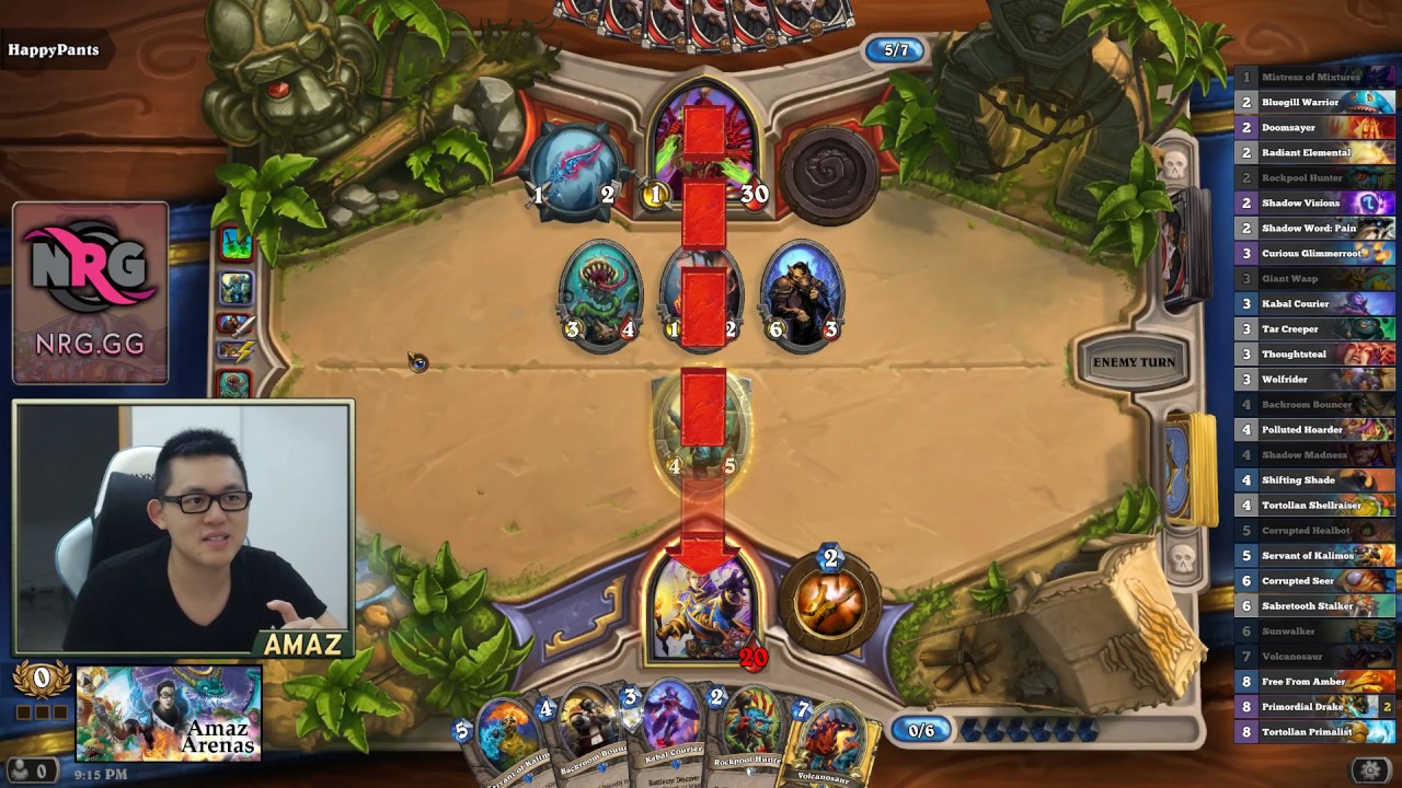 Hearthstone Amaz The Priest Arena Supervisor