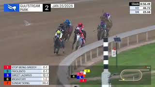 Gulfstream Park January 25, 2026 Race 2