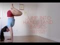 Yoga Jump Into Handstand Basics Instruction - Shana Meyerson YOGAthletica