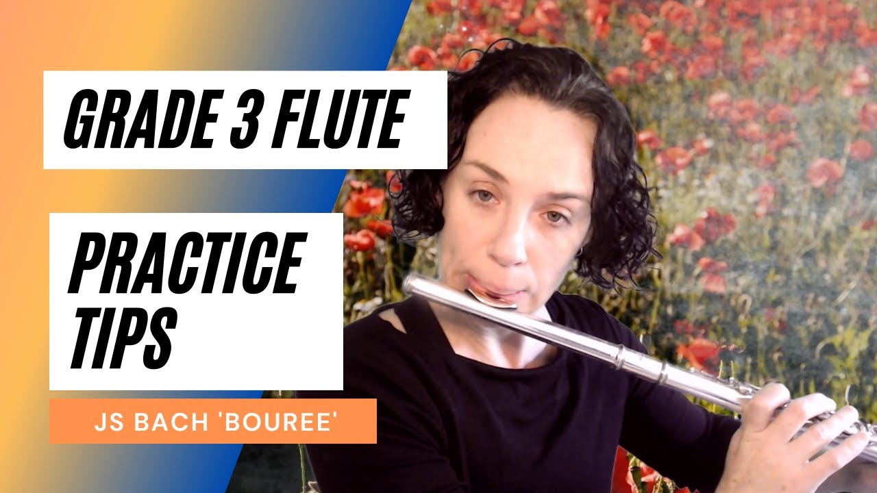 Flute Lesson AMEB Grade 3 Bach Bouree YouTube