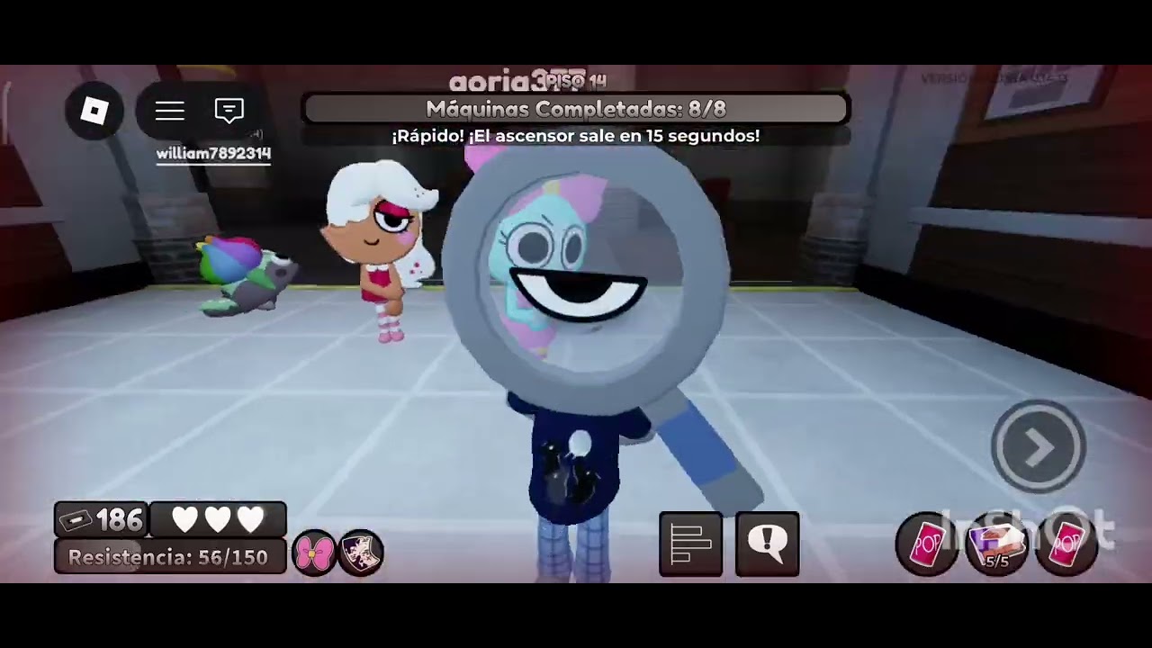 Llege al piso 14 con rodger 