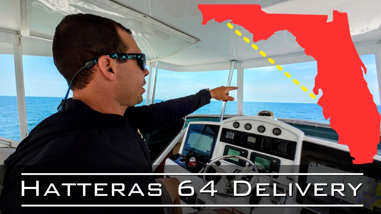 Yacht Delivery 325m Nonstop on a Hatteras 64 Motor Yacht