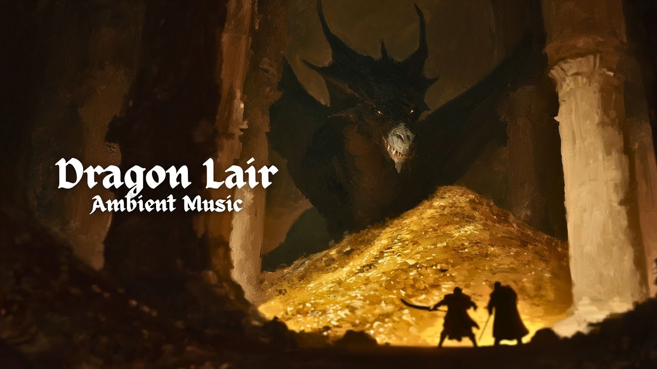 Dragon Lair Ambience | Dark Fantasy Music for D&D