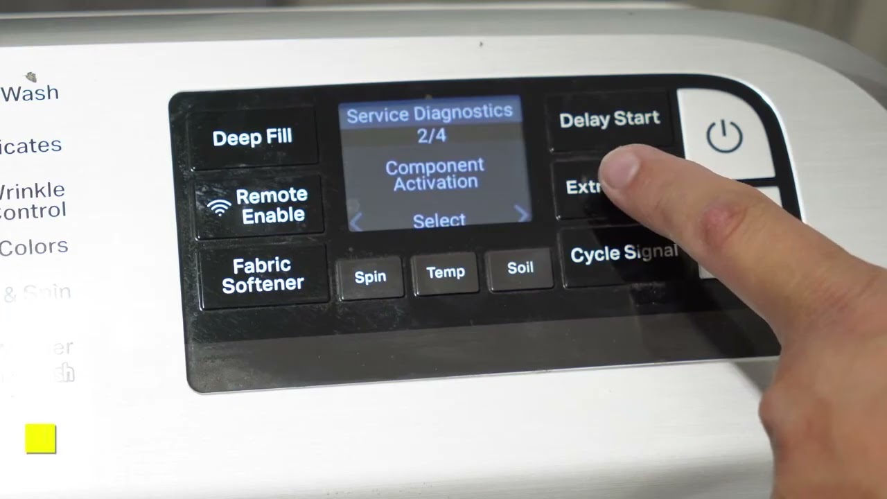 Guía de reinicio, modo de diagnóstico y códigos de error de la lavadora Maytag