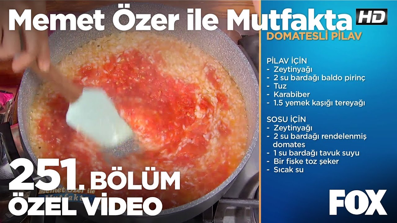 Domatesli Pilav Nasıl Yapılır Videosu Domatesli Pilav Nasıl Yapılır Videosu