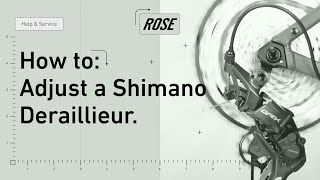 How to adjust a Shimano Deraillieur – BACKROAD AL