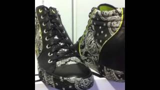 DKNY-DONNA KARAN NY WEDGE SNEAK-ZIPPER-W 9-10+$7.99 SHIP-we also carry DC SHOES