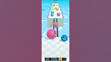 Ball Run 2048 Gameplay walkthrough part All levels #shorts