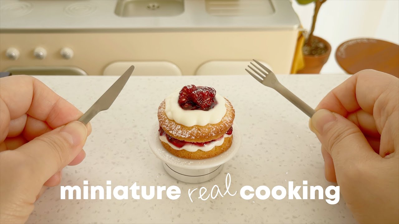 개성주악, 버블티, 쿠아쿠토, 소금빵, 약과 🍓 미니어처 요리 1000+  miniature food