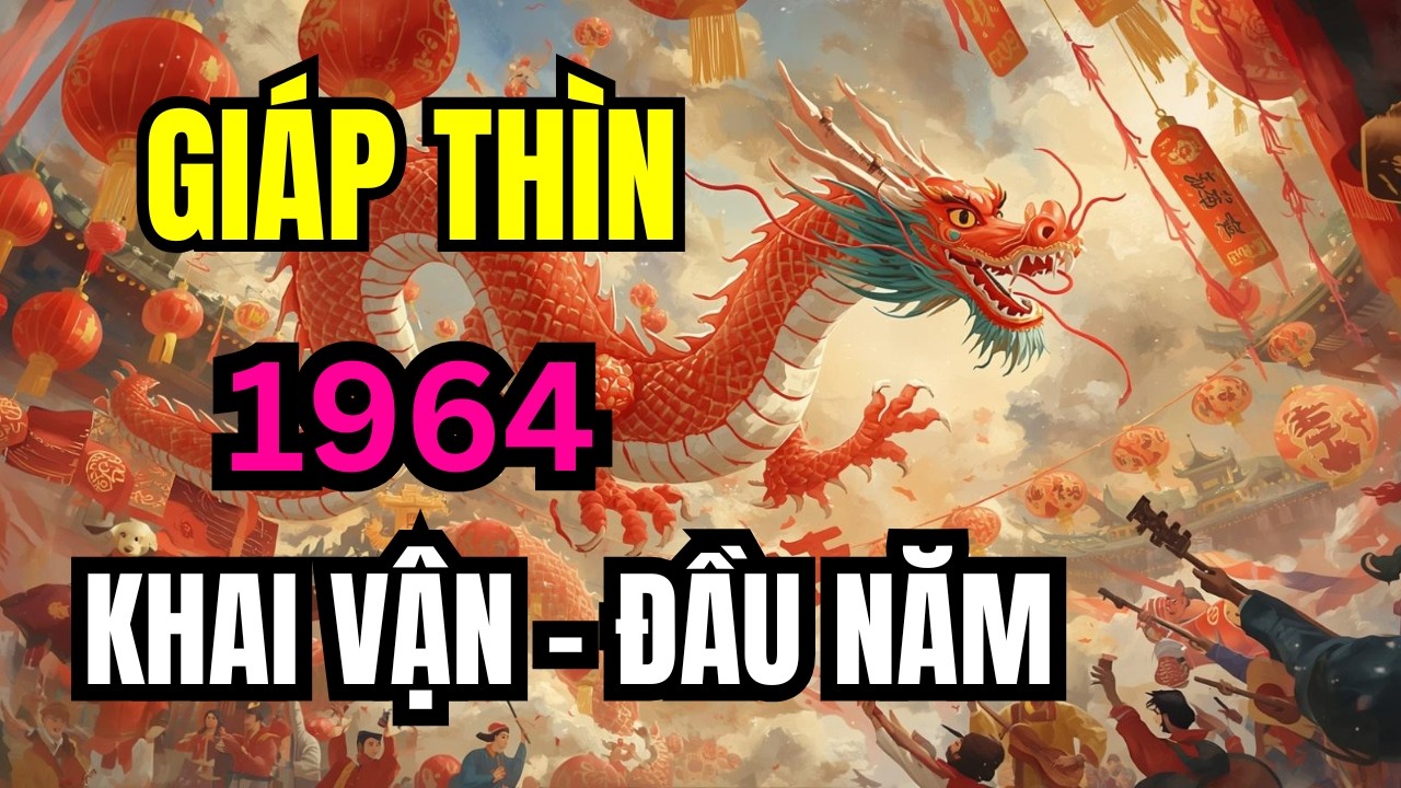 Tuổi Giáp Thìn 1964, Khai Vận Đầu Xuân Bính Ngọ 2026, Tháng Giêng T1 Âm, Tài Lộc Ổn Định Hanh Thông.