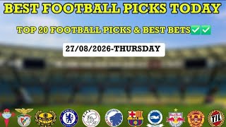 🔥 Top 20 Thursday Football Predictions | Best Betting Tips Today