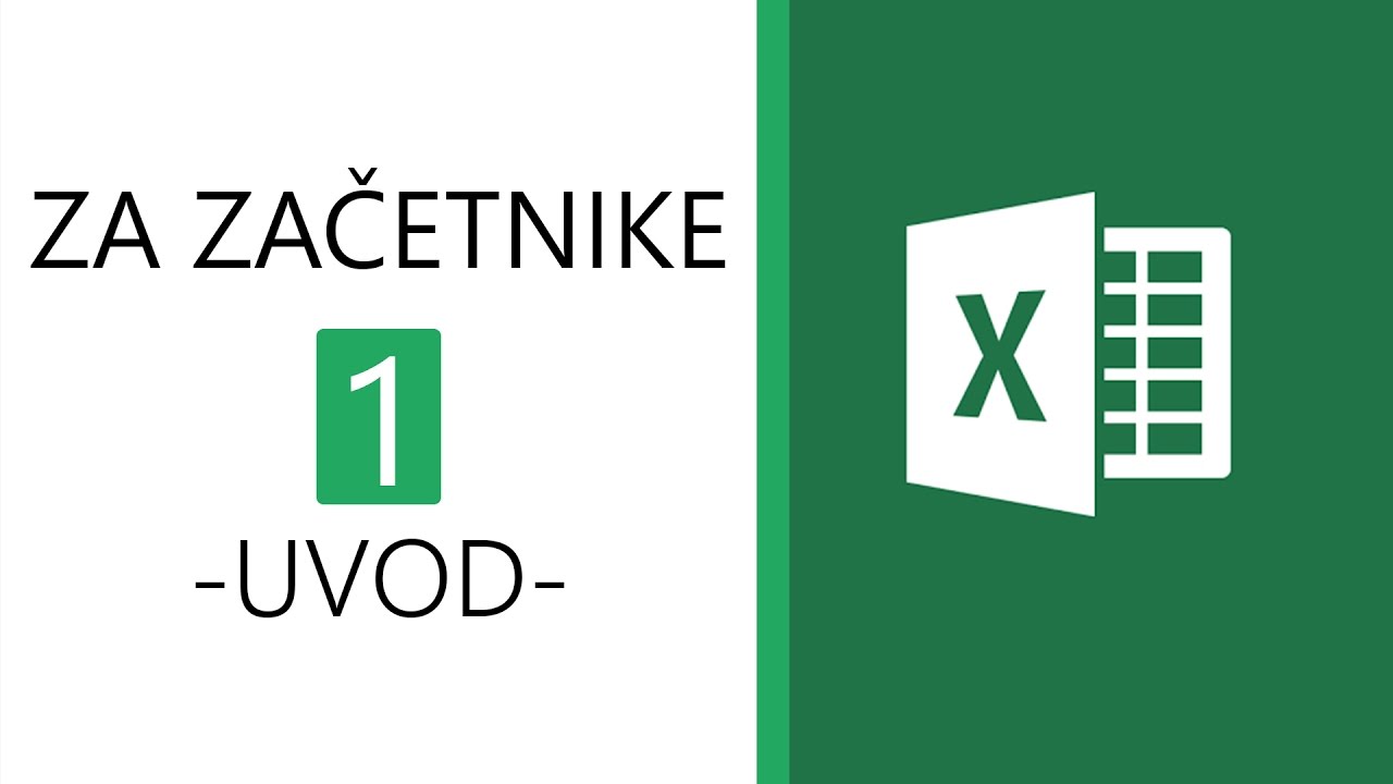 Excel za začetnike 1 - Osnove