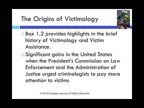 (1) What is Victimology