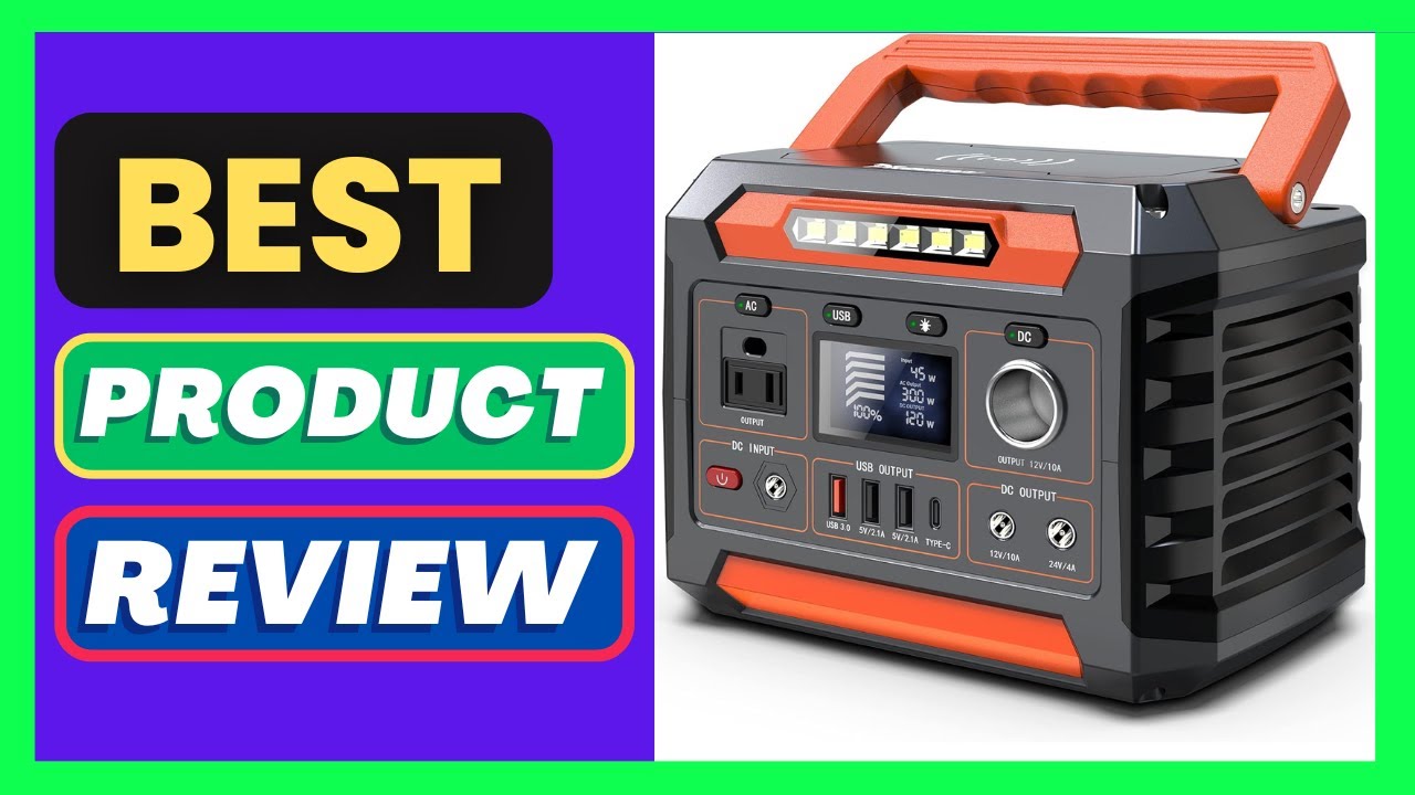 PROGENY 300W Portable Power Station, 299Wh/80818mAh Solar