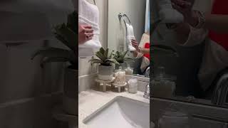 Guest bathroom decor Idea 🌴🤍
