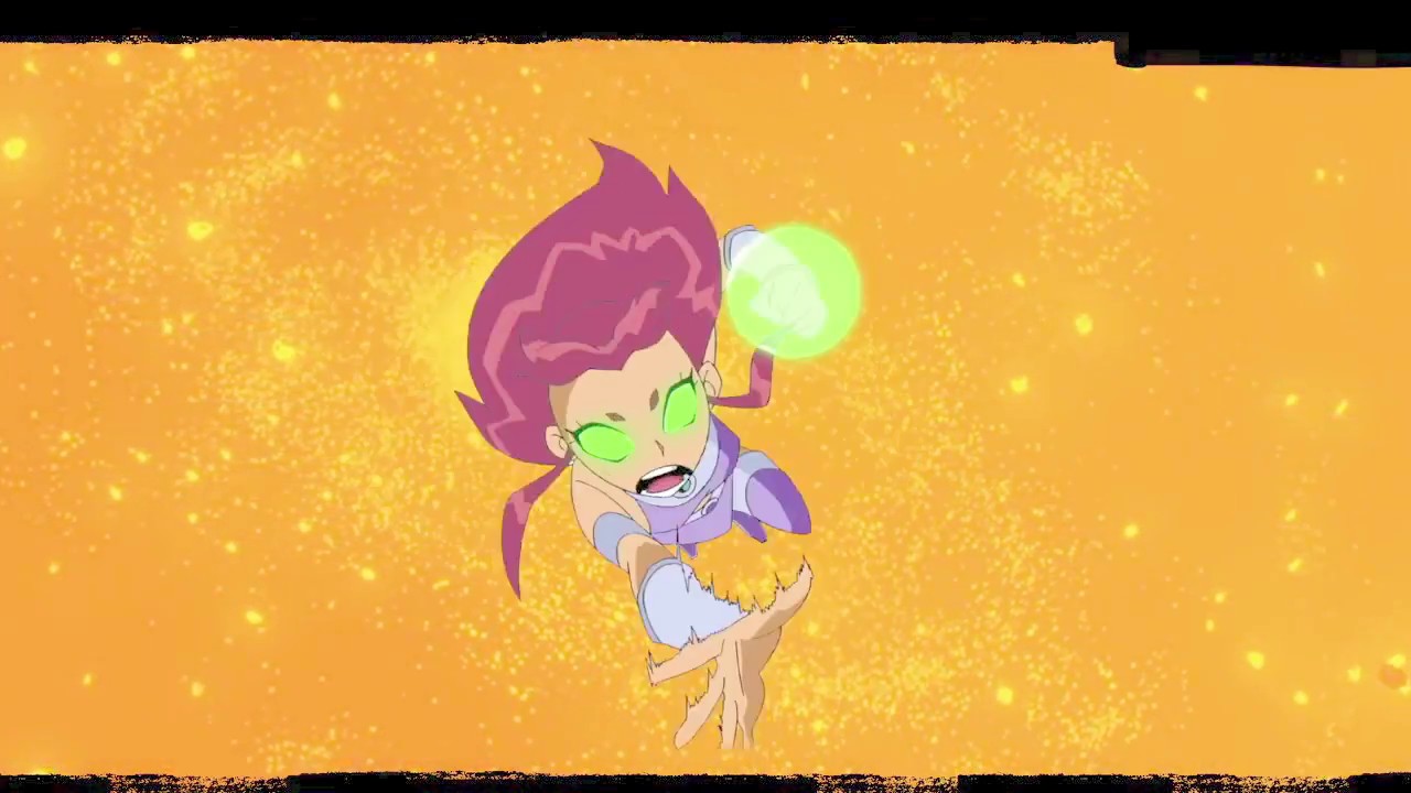 Starfire Injustice 2 Super Move = Teen Titans Opening Easter Egg (reference comparison)