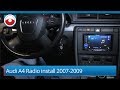 Audi A4 2007-2008 Radio Installation