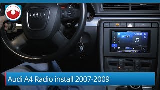 Audi A4 2007-2008 Radio Installation