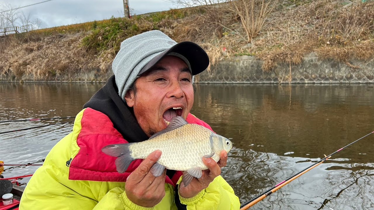 前山智孝さんが佐屋川西の森釣り場でG杯を制したことのある【あの釣り方】を披露‼