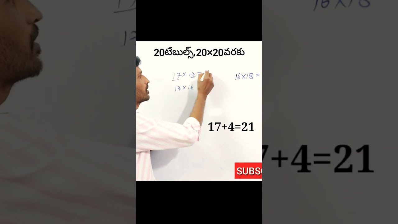 multiplication tricks in telugu | multiplication tables in Telugu | viral shorts TALENT CALLS