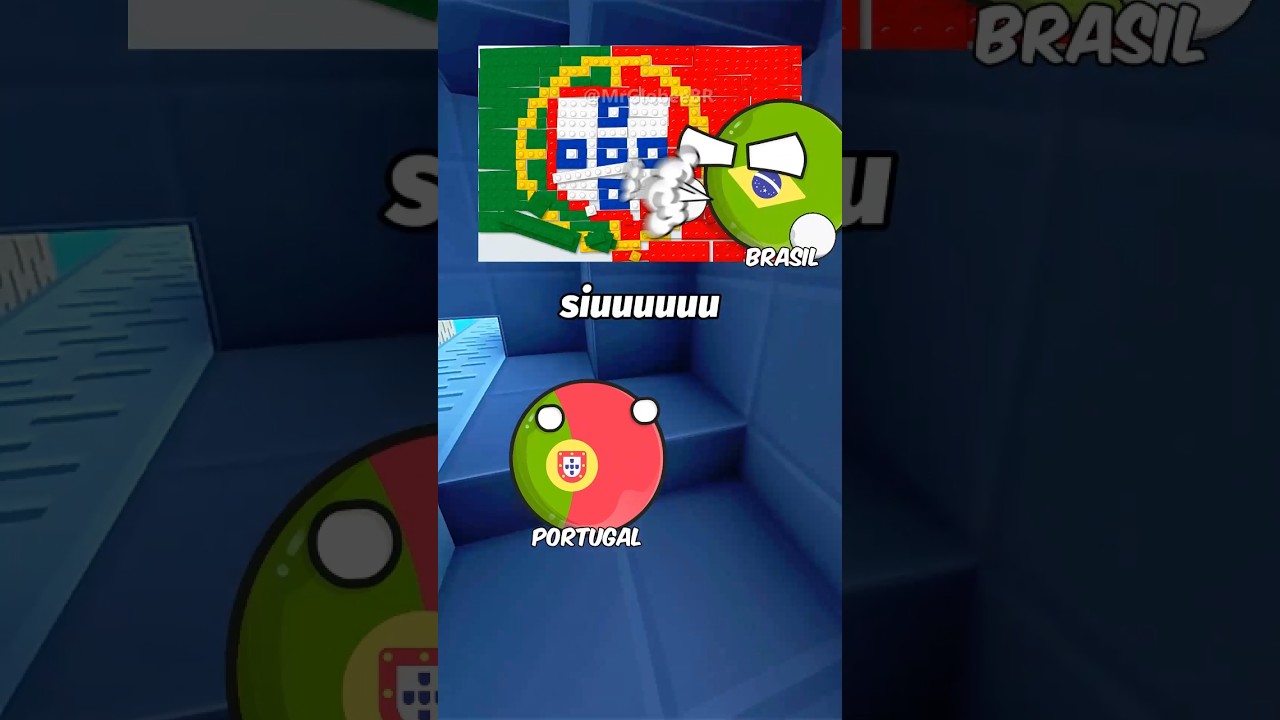 Bandeiras Feitas de LEGO #countryballs