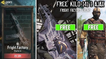Season 9 Halloween Fright Factory All Free Rewards Cod mobile 2023 | Free Kilo 141 Webspinner & Ajax