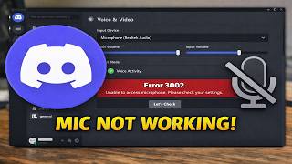 How To Fix Discord Error 3002 Microphone Not Working (2026)