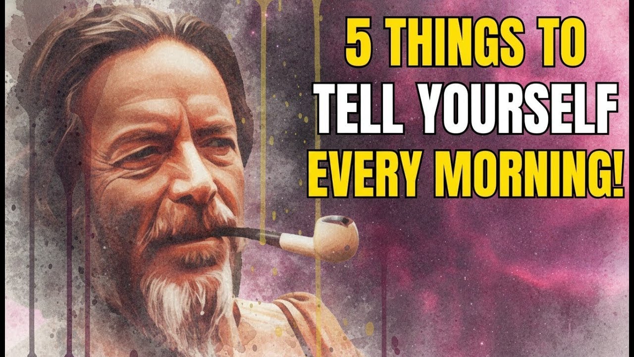 5 Things To Tell Yourself Every Morning  ( Alan Watts )