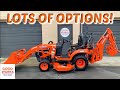 Options For Kubota BX23s BX2380 BX2680 Tractors! Backhoe Thumb, 3rd Function, Bolt-on Cutting Edge!