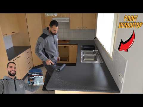 How To Paint A Kitchen Benchtop / Countertop - Diy